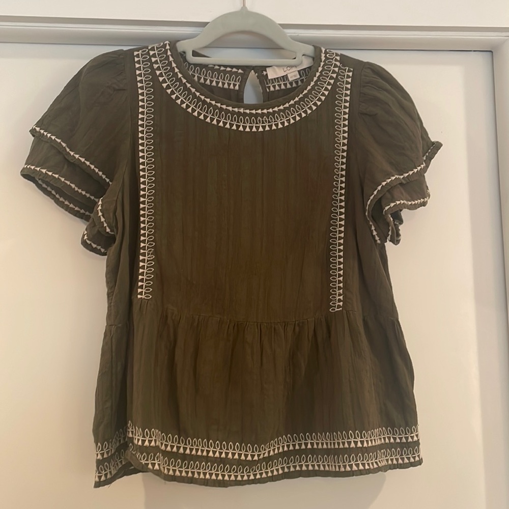 Loft women’s boho top, XS